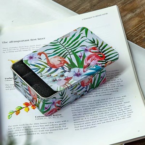 Petites allumettes de sécurité en métal en boîte avec logo personnalisé, résistantes au vent et à l'eau, écologiques - Product Image 5