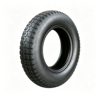 Roue pneumatique de remplacement 14 pouces 3.25/3.00-8 en caoutchouc durable et acier pour chariot de jardin et brouette