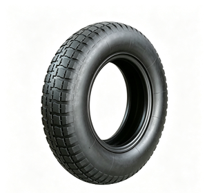 14 in 3.25/3.00-8 Pneumatic <b>Replacement</b> Tire <b>Wheel</b> Durable Rubber Steel Garden Cart Wheelbarrow - Product Image 2