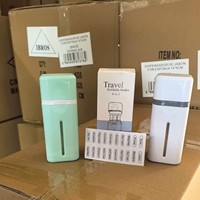 Ensemble de 4 flacons de voyage anti-fuite, flacons pulvérisateurs rechargeables, distributeurs à pompe, contenants de toilette pour les voyages d'affaires et le camping