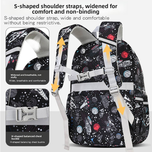 New Arrival Oxford Waterproof School <b>Backpack</b> Elementary Students Unisex Large Capacity Lightweight Reduced-Pressure - Product Image 5