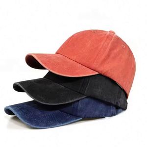 Wholesale Blank Washed Unstructured Low Profile Dad Hat Custom Logo Cotton <b>Plain</b> Strapback Vintage Baseball <b>Cap</b> - Product Image 2