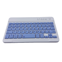 Nouveau clavier tablette sans fil Bluetooth TASSO Mini 7 pouces, ultra-fin, 59 touches, touches multimédia, Plug & Play pour Android/iOS