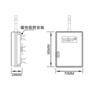 ชุดอุปกรณ์จ่ายไฟมือถือ10000mAh แม่เหล็กกันน้ำชาร์จไฟได้สำหรับกล้องไร้สาย - Product Image 4