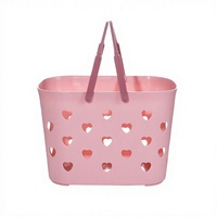 Boîte de rangement en plastique style rotin, étagère à shampoing pour salle de bain, panier organisateur multifonctionnel pour la douche