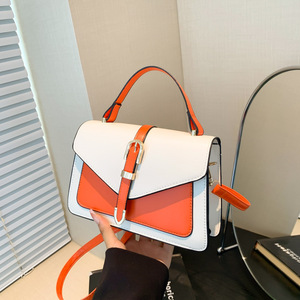2025 nouveaux sacs à bandoulière à rabat avec serrure couleur bonbon en cuir PU petits sacs couture couleur femme sacs à main - Product Image 6