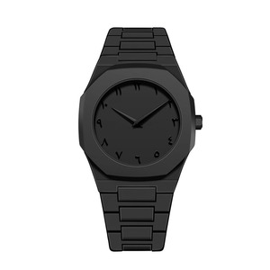 Hot Selling Middle East <b>Arabic</b> Black Business Men Quartz <b>Watch</b> Luxury Casual Waterproof <b>Watch</b> for Decoration - Product Image 1