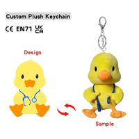 Créez votre propre porte-clés en peluche 3D personnalisé en forme de hamburger, hot-dog et frites, jouet en peluche pour enfants, cadeau en peluche