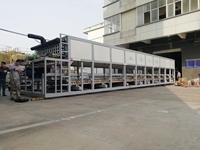 Machine à glace industrielle à refroidissement direct pour la pêche, la conservation des fruits de mer et la production de glace en blocs, capacité 30 tonnes