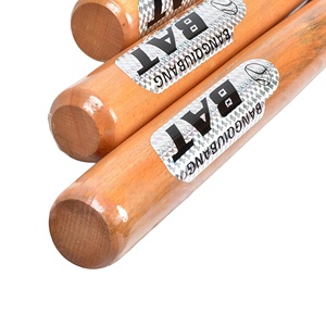 Bate de Béisbol de Madera Sólida, Profesional, para Exteriores, con Logotipo Personalizable, Madera Original Altamente Pulida, con Pelota de Béisbol - Product Image 3