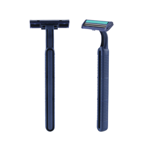 ด้ามจับที่จับถนัดมือ ปลอดภัย ผลิตจากสแตนเลส พร้อมใบมีดคู่ ทนทาน ป้องกันสนิม ด้ามจับพลาสติก/ไม้ สำหรับผู้ชาย - Product Image 1