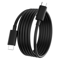 Câble de charge rapide USB C vers Type-C 60W avec conducteur en cuivre pur, cordon de données durable pour téléphone portable, ordinateur, connexion stable