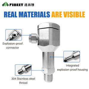 Взрывозащищенный датчик перепада давления для городских пищевых, пивоваренных и медицинских предприятий, диапазон 0,1–0 МПа, 12–28 В постоянного тока, точность 0,2% от полного диапазона - Product Image 2