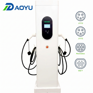 Professional Floor-standing Dual 22kW EV Charger Type 2 GBT Type 1 OCPP 1.6J APP Double Gun Charging Station for Commercial - Product Image 5