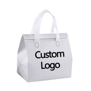 Bolsa Térmica Aislante Naranja RPET, Plegable, con Forro Impermeable, Asa Reforzada, Papel de Aluminio, para Restaurantes, Comida para Llevar, Pequeña - Product Image 5