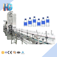 Ligne de production complète de bouteilles en verre et en plastique pour boissons, jus et eau, système de remplissage entièrement automatique de haute précision