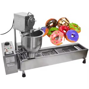 Thương mại điện Donut Maker thép không gỉ Donut <span class=keywords><strong>Fryer</strong></span> cho nhà hàng sử dụng đầy đủ tự động Donut <span class=keywords><strong>Fryer</strong></span> máy - Product Image 2
