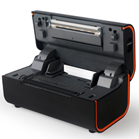 Nouvelle Imprimante Thermique Mini Noire pour Logistique, Étiquettes d'Expédition 4x6 et Autocollants Codes-barres 110mm, Produit en Stock