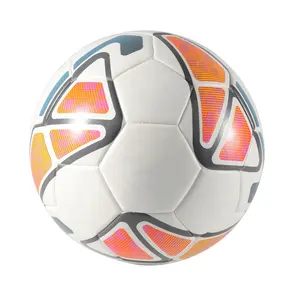 Nova Chegada Alta Qualidade Tamanho 5 PU Futebol Térmico Bonding Bola De Futebol