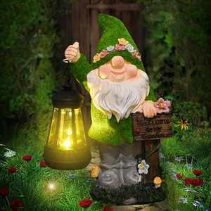 Décorations <span class=keywords><strong>de</strong></span> cour en résine <span class=keywords><strong>de</strong></span> lanterne solaire <span class=keywords><strong>de</strong></span> flocage d'extérieur pour ornement nain <span class=keywords><strong>de</strong></span> <span class=keywords><strong>jardin</strong></span> pour une cour efficace - Product Image 2