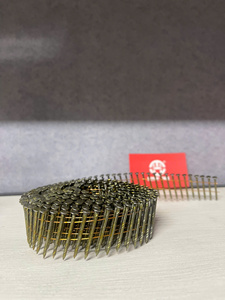 Clous en bobine en acier galvanisé 2,1x32mm, clous en spirale à tige filetée, clous en bobine pour palettes, prix de gros - Product Image 2