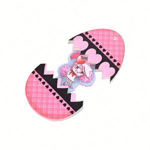Customized Acrylic <b>Pull</b>-out Interlayer Keychain Cartoon and Animation Creative Peripheral Products - Product Image 4