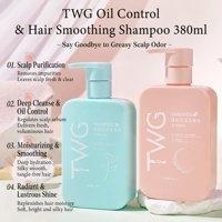 Ensemble de shampooings pour cheveux TWG RTS 380 ml, shampooing nettoyant en profondeur pour contrôler le sébum, purifie le cuir chevelu, lisse et rafraîchit les cheveux