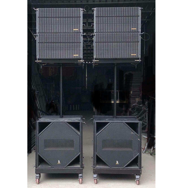 Boutum Audio Factory I-5000ND Single 12 Inch 450W Professional Line Array Speaker with 100x7.5 Coverage and Passive Design