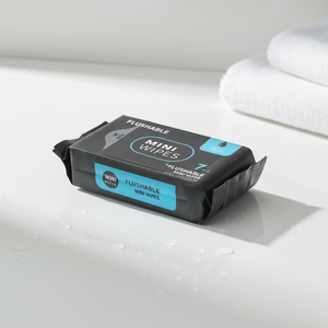 Tisu Basah Perjalanan yang Sangat Ringkas, Dapat Dibuang di Toilet, Ramah Lingkungan, 99,5% Air, Aloe, Aman untuk Kulit Sensitif, Hipoalergenik, Tanpa Pewangi - Product Image 1