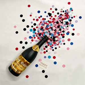 Canon à Confettis Bouteille de Champagne - Canon de Fête pour Cérémonies d'Ouverture, Anniversaires, KTV, Bars et Célébrations - Offre Spéciale - Product Image 2