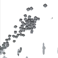 Granulés vierges TPX transparents résistants à haute pression, non déformables, pour la fabrication en série de tubes d'échantillonnage en plastique de laboratoire