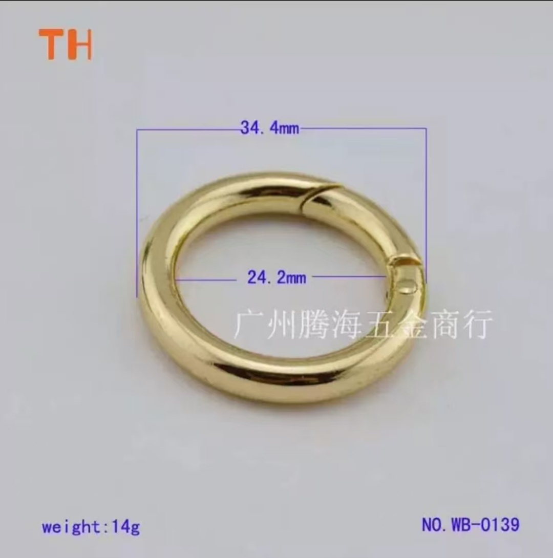 18.Spring ring gold price for a pair