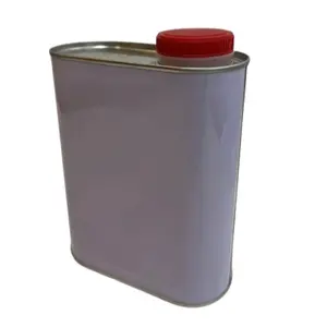 Çevre dostu 1L Oval kare Metal teneke kutular yaygın olarak kullanılan zeytinyağı gıda ambalajı