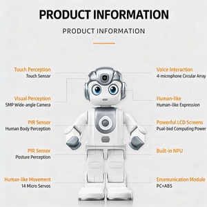 หุ่นยนต์ฮิวแมนนอยด์แบบโต้ตอบได้รุ่นแรกของ AI Wukong Education สำหรับการศึกษา ความบันเทิง และการเป็นเพื่อนร่วมปฏิบัติการแบบโต้ตอบ - Product Image 5