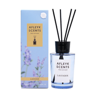 Diffuseur à bâtonnets en verre 170 ml, senteur lavande longue durée, pour désodorisation et décoration intérieure – Tendance du moment