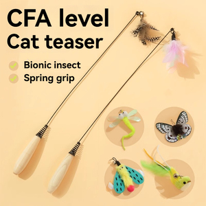 <span class=keywords><strong>Cfa</strong></span> giải đấu cấp Mèo trêu ghẹo dính dài cực mèo đồ chơi cho vui và thư giãn, lông mèo nhỏ thay thế đầu - Product Image 2