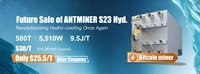 Vente en gros de Bitmain Antminer S23 Hyd 580T, machine de minage Bitcoin SHA-256 ASIC, serveur de minage BTC à refroidissement hydraulique