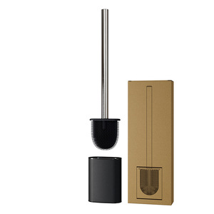 PP Stainless Steel Toilet Brush Household Multi-Functional Non-Dead-Angle Cleaning Brush Detachable Flexible <b>Rod</b> Waterproof - Product Image 5