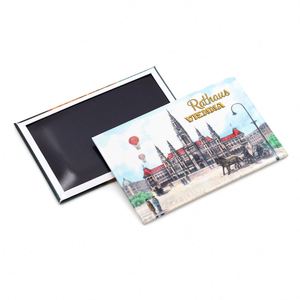 Imán de Estaño Personalizado Barato, Recuerdo de la Ciudad de Viena, Austria, Imán para Refrigerador, Regalo - Product Image 1