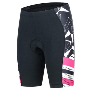 Pantalones Cortos de Ciclismo para Mujer, Cintura Media, Color Negro y Morado, Personalizados, MTB, Poliéster, Impermeables, Cierre de Cremallera, Secado Rápido, Tejido Elástico - Product Image 6