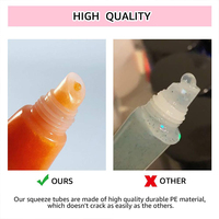 Fournisseurs de cosmétiques de haute qualité Nude Cute Lip Gloss Private Label Glossy Fruit Kids Lipgloss
