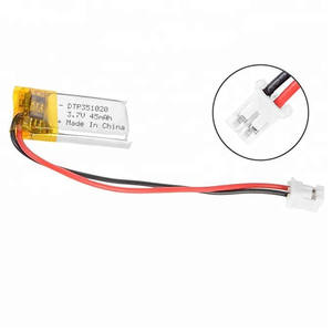 แบตเตอรี่ลิเธียมไอออน 351020 45mAh 3.7V  ได้รับการรับรองหลายมาตรฐาน CE KC PSE BIS โพลิเมอร์ ยอดขายดีที่สุด โพลิเมอร์ความจุสูง - Product Image 3