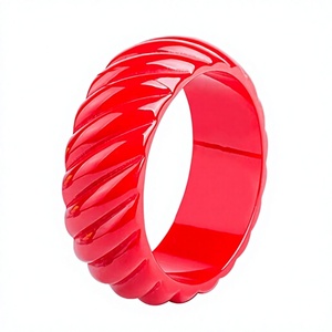 Best Newly Classic Multicolor Resin Acrylic <b>Bangles</b> for Women High Quality Wide Round <b>Bangle</b> Wholesale Party Wedding with Girls - Product Image 1