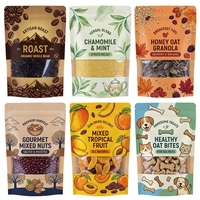 Sachets Doypack Kraft Biodégradables Personnalisés de Haute Qualité avec Scellage Thermique pour Emballage Alimentaire (Café, Thé, Snacks, Noix, Friandises pour Animaux) – Vente en Gros