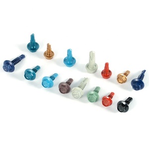 Vít tự khoan mạ kẽm đầu lục giác phủ màu Din7504 giá xuất xưởng kèm ron - Product Image 5