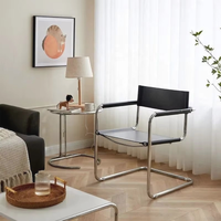 Fauteuil moderne en acier inoxydable Runwood, pack moyen, pour usage domestique et de loisirs dans le salon