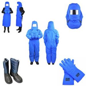 Sombrero de trabajo de protección de temperatura profunda, resistente al frío criogénico protector <span class=keywords><strong>facial</strong></span>, certificado CE - Product Image 6