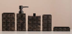 Juego de accesorios de baño de resina para decoración del hogar, accesorios modernos para baño y hotel - Product Image 4