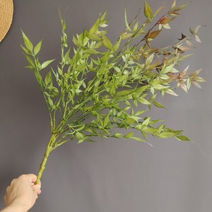 Tiges artificielles de Nandina Domestica, fausses branches de <span class=keywords><strong>bambou</strong></span> céleste, feuillage artificiel pour arrangements floraux de mariage et de maison - Product Image 4