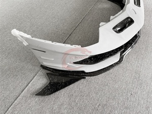Offre Spéciale <span class=keywords><strong>Aventador</strong></span> <span class=keywords><strong>SVJ</strong></span> Kit de carrosserie pour <span class=keywords><strong>Lamborghini</strong></span> LP700 LP720 mise à niveau <span class=keywords><strong>SVJ</strong></span> Style forgé pare-chocs avant en Fiber de carbone - Product Image 6